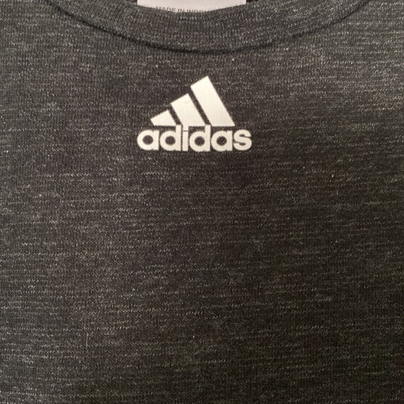 Adidas YL Girls Athletic Black/Grey Tunic with Pockets - Picture 4 of 9